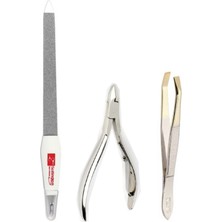 Profesyonel Bakım Seti: Et Pensi, Cımbız ve Tırnak Törpüsü