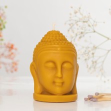 Mitr Buddha Kafası Dökme Balmumu Mum