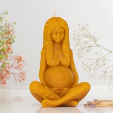 Mitr Gaia Temalı Doğal (Dökme) Balmumu Mum