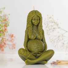 Mitr Gaia Temalı Doğal (Dökme) Balmumu Mum