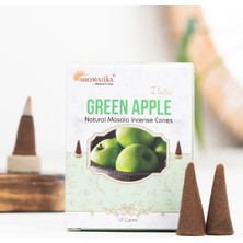 Aromatika Yeşil Elma Aromalı Konik Tütsü