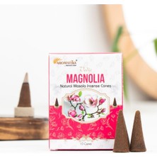 Manolya Aromalı Organik Kömürsüz Konik Tütsü