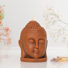 Mitr Buddha Kafası Dökme Balmumu Mum