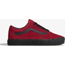 Vans Old Skool Creeper Unisex Bordo Spor Ayakkabı.-
