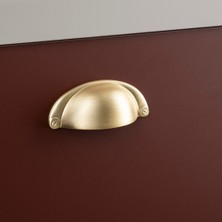 Tas Kulp 32 Mm - Mat Altın Rengi - Ssy4525 0032 Bb