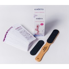 Kullan At Topuk Törpüsü ve Ahşap Spatula Seti, 50 Adet, Temizlik ve Bakım Için