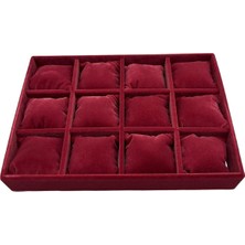 12'li Anfora Kumaş Yastıklı Tabla