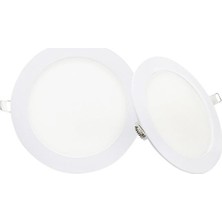 Neba 3W Ultra Ince Spot LED Panel Seti 2'li Beyaz Işık 6400K Enerji Tasarruflu Tavan Aydınlatma A+