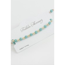 Küp Top Metal Kristal Bileklik