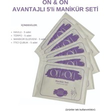 5'li Manikür Seti, Şık ve Pratik El Bakım Seti, Hızlı ve Kolay Kullanım