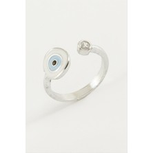 Nazar Mineli Taşlı Yüzük