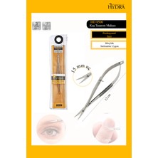 Şık Tasarım Kaş Makası 15 mm Paslanmaz Bileyli Profesyonel Seri