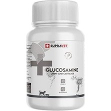 Supravet Glucosamine Kedi ve Köpek Eklem Sağlığı Güçlendirici Glukozamin Tablet + Vitamin C 75 Tablet