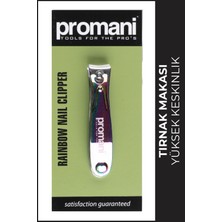 Renkli Tırnak Makası PR-106, Şık ve Dayanıklı Tırnak Kesme Aleti
