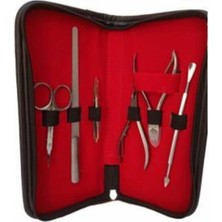 Profesyonel Manikür Seti Bileyli Siyah Çantalı, Şık ve Kullanışlı Tasarım