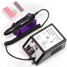 Elektrikli Tırnak Törpü Makinesi, 6 Başlıklı, Manikür ve Bakım Aracı