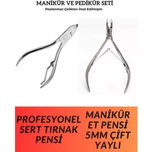Paslanmaz Çelik Manikür ve Pedikür Seti, Pratik ve Sağlam Bakım Araçları