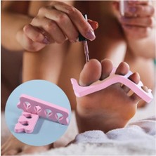 5'li Parmak Ayırıcı Sünger Seti, El ve Ayak Oje Kurutma ve Manikür Aksesuarları