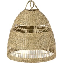 Torared Sarkıt Lamba Abajur Başlığı Deniz Sazı 36 Cm