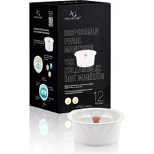 12'li Tek Kullanımlık Inci Manikür Tası, Hijyenik ve Pratik Bakım Araçları