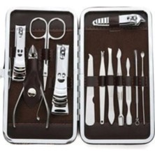 13 Parça Tırnak Bakım Seti, Manikür ve Pedikür Aleti Takımı