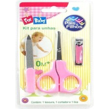 Empressco Renkli Manikür Seti Çocuk ve Bebekler İçin Antrasit Tırnak Bakım Aksesuarları Takımı