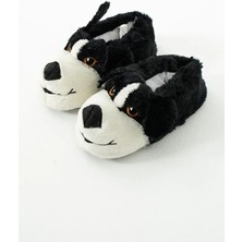 Unisex Köpek Figürlü Peluş Panduf Ev Pandufu Ev Botu Ev Ayakkabısı Ayağı Sıcak Tutar