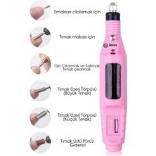 Elektrikli Tırnak Bakım Seti, Pratik ve Şık Tırnak Törpüsü