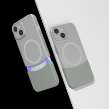 Apple iPhone 13 Kılıf M-Safe Şarj Özellikli Mıknatıslı  Duble Kapak