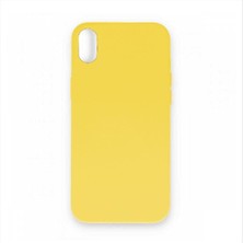 iPhone Xs Max Kadife Kaplı Lüx Lansman Silikon Kılıf
