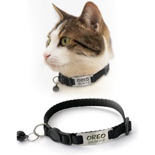 Dekoliva Sallanmayan Kedi Künyesi Isimlikli Kedi Tasması Künyesi