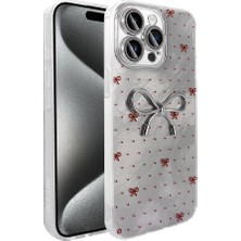 Apple iPhone 15 Pro Max Kılıf Kamera Korumalı Figürlü  Ponti Silikon Kapak