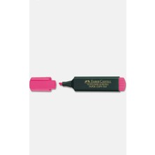 Faber Castell Pembe Fosforlu Kalem 1 Adet Türkiye Menşeli Kırtasiye Ürünü