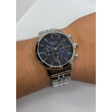 Paslanmaz Çelik Erkek Kol Saati Su Geçirmez Japon Makine + Doğaltaş Bileklik Hediyeli