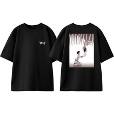 Attack On Titan The End2 Tasarım Sırt Baskılı Pamuk Siyah Oversize T-Shirt