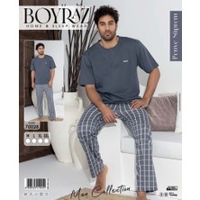 Boyraz Erkek Penye Süprem Kısa Kol Pijama Takımı 70028