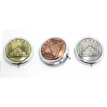 Metal Istanbul Temalı Yöresel Kabartmalı El Aynası 2ALK112