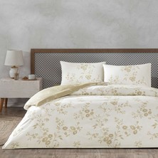 Taç Vellise Ranforce Tek Kişilik Nevresim Takımı Beyaz