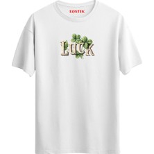 Luck Iyi Şans Getiren Tasarım T-Shirt, Erkek Tişört, Kadın Tişört, Unisex T-Shirt