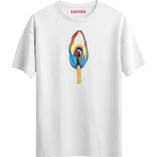Kibrit Ateşi Tasarım T-Shirt, Erkek Tişört, Kadın Tişört, Unisex T-Shirt