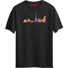 Paris Essence Baskılı Tasarım T-Shirt