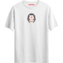 Hedgehod Minimal Unisex Baskılı Tasarım Tshirt