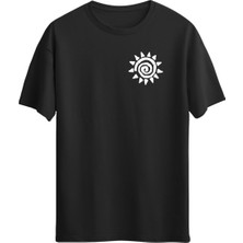 Güneş Desen Baskılı Unisex Regular T-Shirt