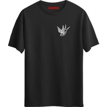 Kırlangıç Baskılı Unisex Regular T-Shirt
