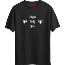 "sugar Baby Glam" Baskılı Unisex Regular T-Shirt