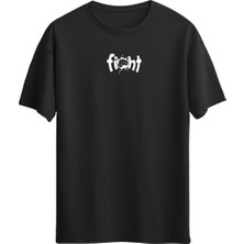 Fight Minimal Baskılı Unisex Regular T-Shirt
