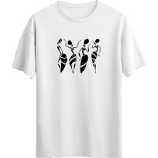 Kültürel Baskılı Unisex Regular T-Shirt