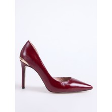 Vince Camuto Deri Bordo Kadın Stiletto Halıma