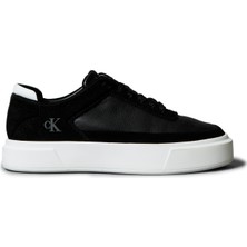 Calvin Klein BASKET LACE UP PRO LTH MI Siyah Kadın Sneaker