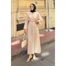 Pat Detaylı Elbise Taş